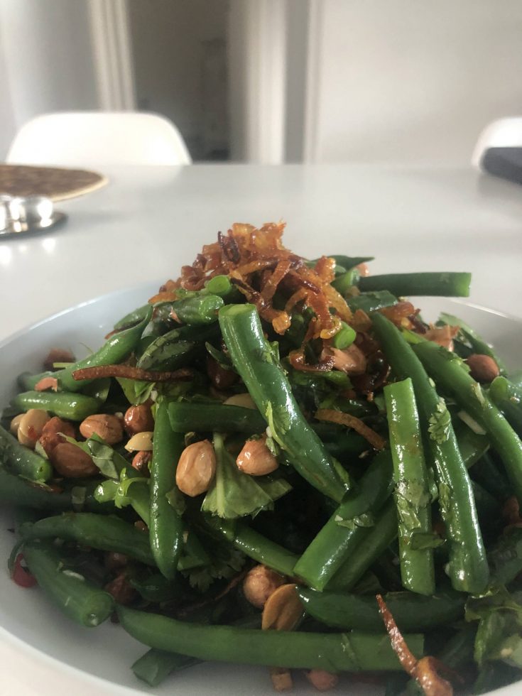 green bean som tam salad